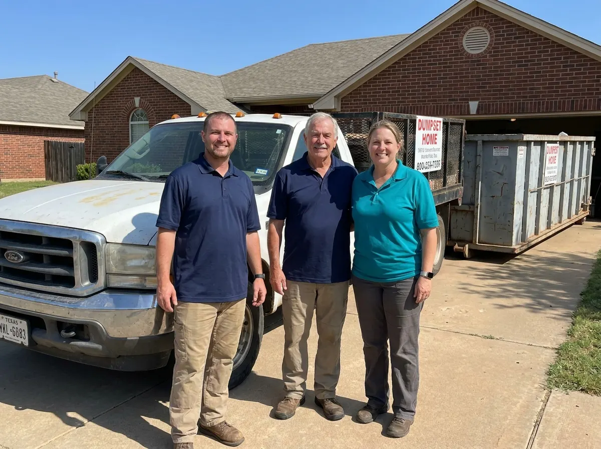 The Binbridge Dumpster Rental team, dumpster rental in Wichita Falls, TX